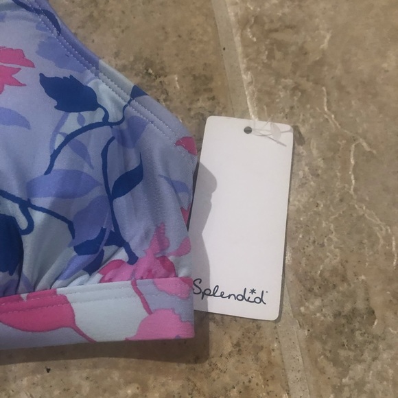 SPLENDID NWT FLORAL FLURRY BIKINI SWIM SET SMALL - Picture 4 of 9